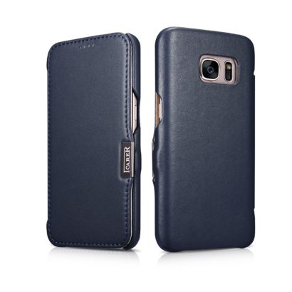 Samsung Galaxy S7 Luxury Series Side Open Genuine Leather Case