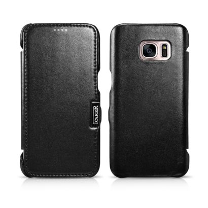 Samsung Galaxy S7 Luxury Series Side Open Genuine Leather Case