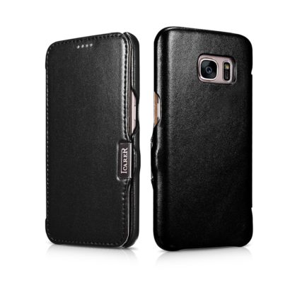 Samsung Galaxy S7 Luxury Series Side Open Genuine Leather Case