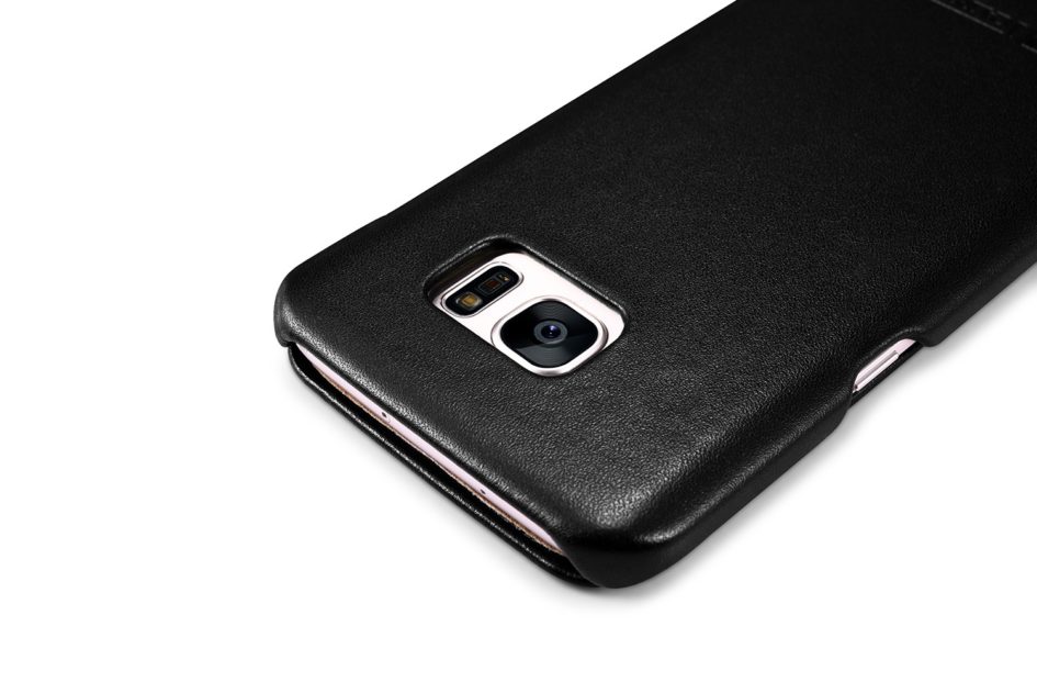 Samsung Galaxy S7 Edge Luxury Series Side Open Genuine Leather Case