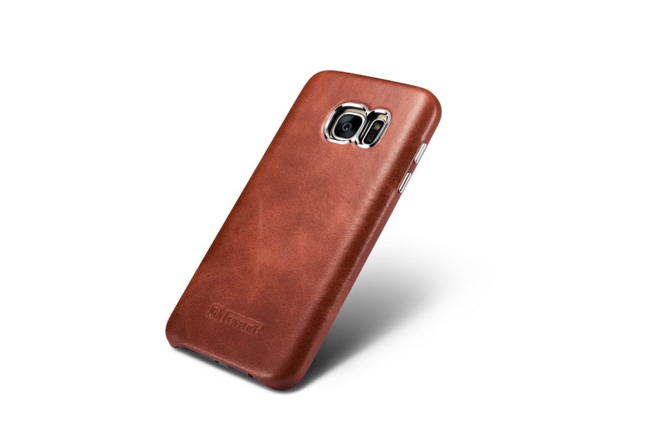 Samsung Galaxy S7 Vintage Back Cover Series Genuine Leather Case