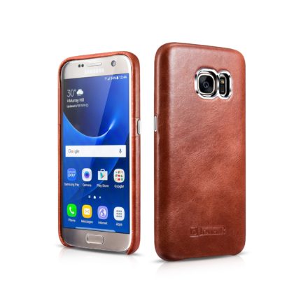 Samsung Galaxy S7 Vintage Back Cover Series Genuine Leather Case