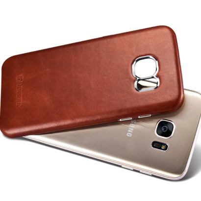 Samsung Galaxy S7 Edge Vintage Back Cover Series Genuine Leather Case