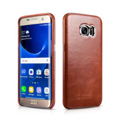 Samsung Galaxy S7 Edge Vintage Back Cover Series Genuine Leather Case