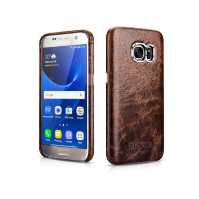 Samsung Galaxy S7 Oil Wax Back Cover Series Genuine Leather Case