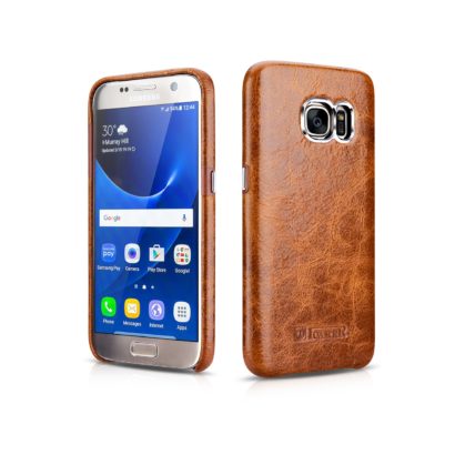 Samsung Galaxy S7 Oil Wax Back Cover Series Genuine Leather Case