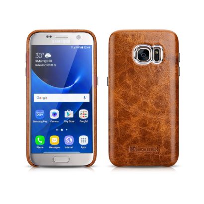Samsung Galaxy S7 Oil Wax Back Cover Series Genuine Leather Case
