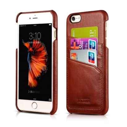 iPhone 6 Plus/ 6S Plus Baroque Vintage Back Cover Series Genuine Leather Case