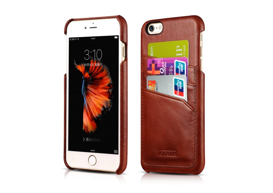 iPhone 6 Plus/ 6S Plus Baroque Vintage Back Cover Series Genuine Leather Case