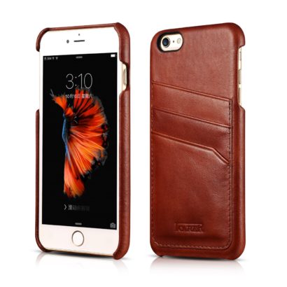 iPhone 6 Plus/ 6S Plus Baroque Vintage Back Cover Series Genuine Leather Case