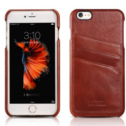 iPhone 6 Plus/ 6S Plus Baroque Vintage Back Cover Series Genuine Leather Case