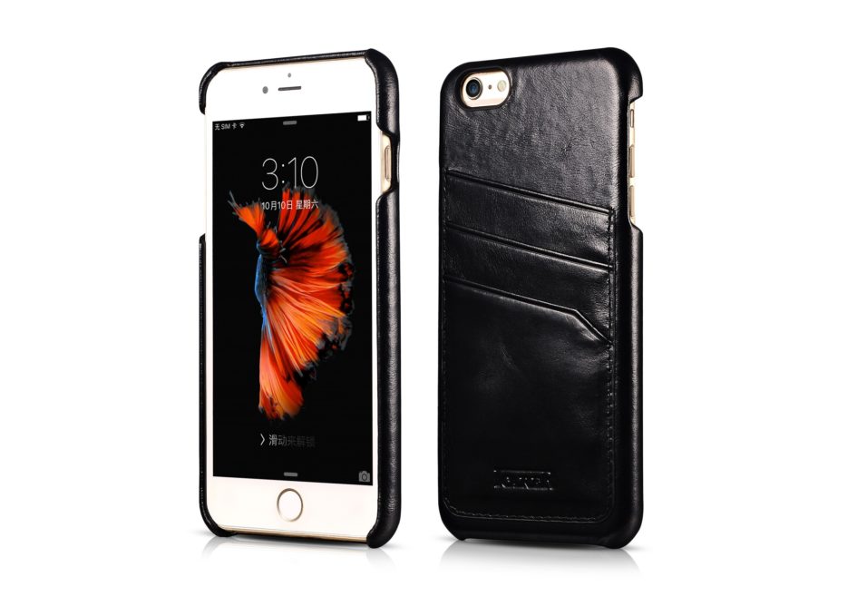 iPhone 6 Plus/ 6S Plus Baroque Vintage Back Cover Series Genuine Leather Case