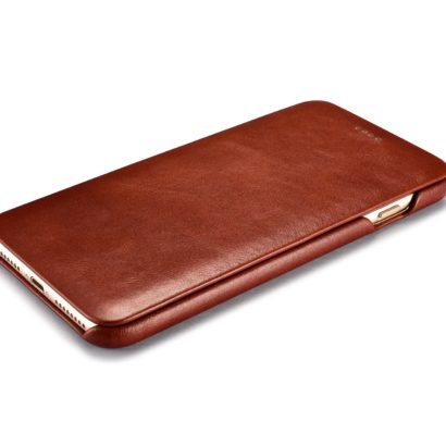 iPhone 7 Plus Curved Edge Vintage Series Genuine Leather Case