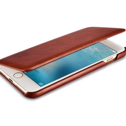 iPhone 7 Plus Curved Edge Vintage Series Genuine Leather Case