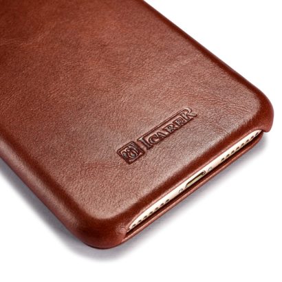 iPhone 7 Plus Curved Edge Vintage Series Genuine Leather Case