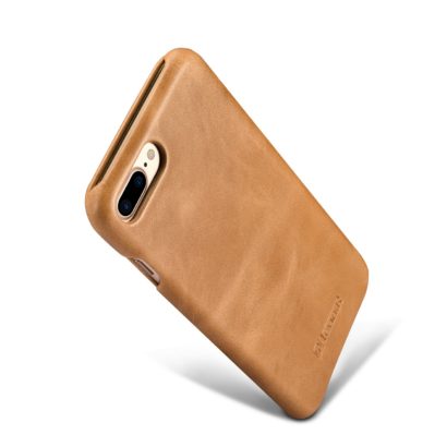 iPhone 7 Plus Curved Edge Vintage Series Genuine Leather Case