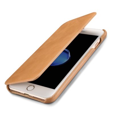 iPhone 7 Plus Curved Edge Vintage Series Genuine Leather Case