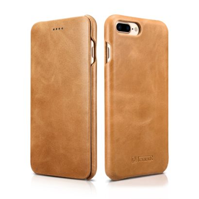 iPhone 7 Plus Curved Edge Vintage Series Genuine Leather Case