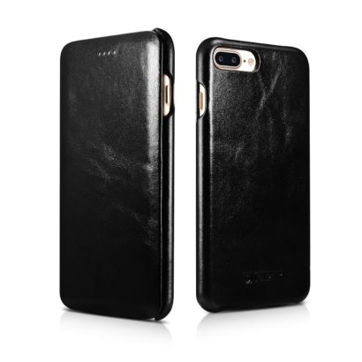 iPhone 7 Plus Curved Edge Vintage Series Genuine Leather Case