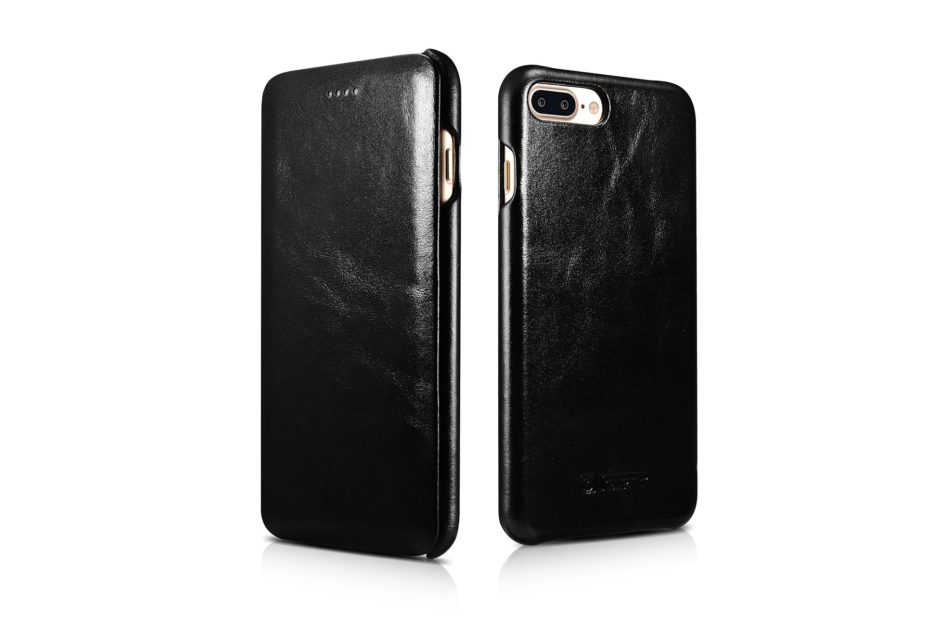 iPhone 7 Plus Curved Edge Vintage Series Genuine Leather Case