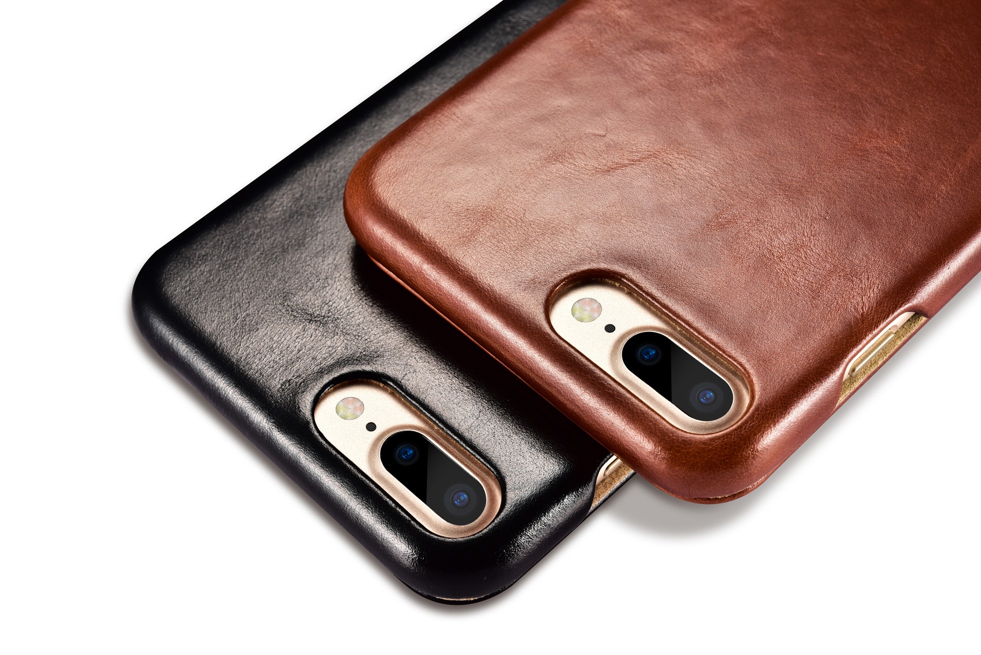 iPhone 7 Plus Vintage Series Side Open Genuine Leather Case