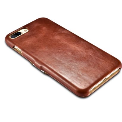 iPhone 7 Plus Vintage Series Side Open Genuine Leather Case