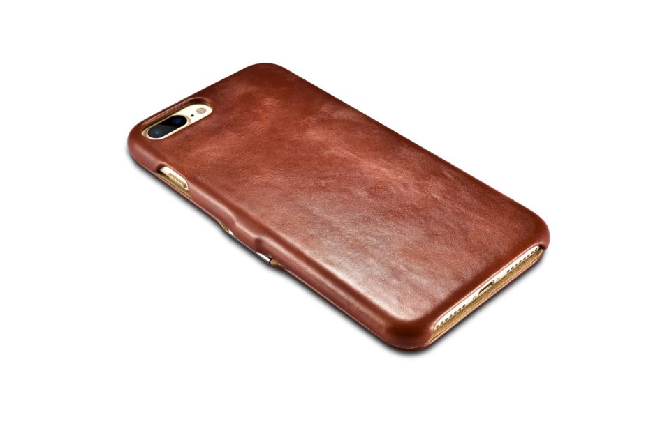 iPhone 7 Plus Vintage Series Side Open Genuine Leather Case