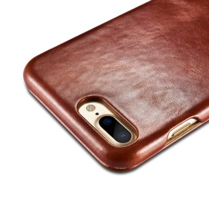 iPhone 7 Plus Vintage Series Side Open Genuine Leather Case