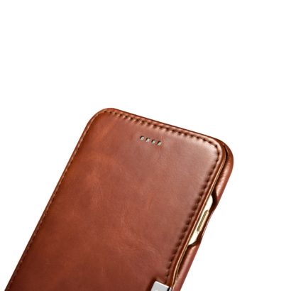 iPhone 7 Plus Vintage Series Side Open Genuine Leather Case