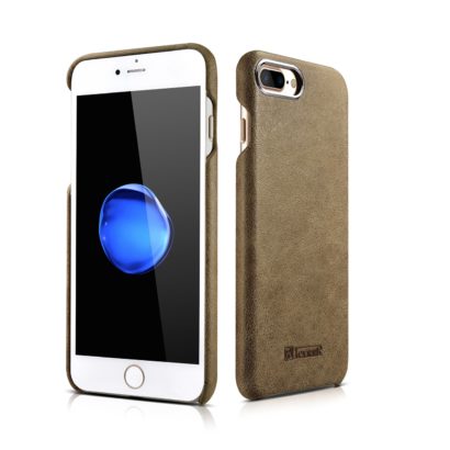 iPhone 7 Plus Metal Warrior Shenzhou Real Leather Back Case