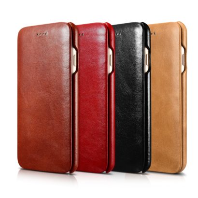 iPhone 7 Curved Edge Vintage Series Genuine Leather Case