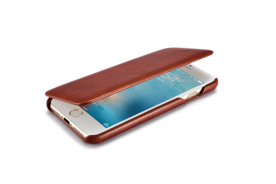 iPhone 7 Curved Edge Vintage Series Genuine Leather Case