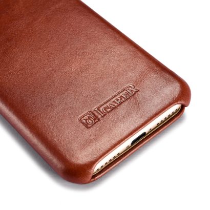 iPhone 7 Curved Edge Vintage Series Genuine Leather Case