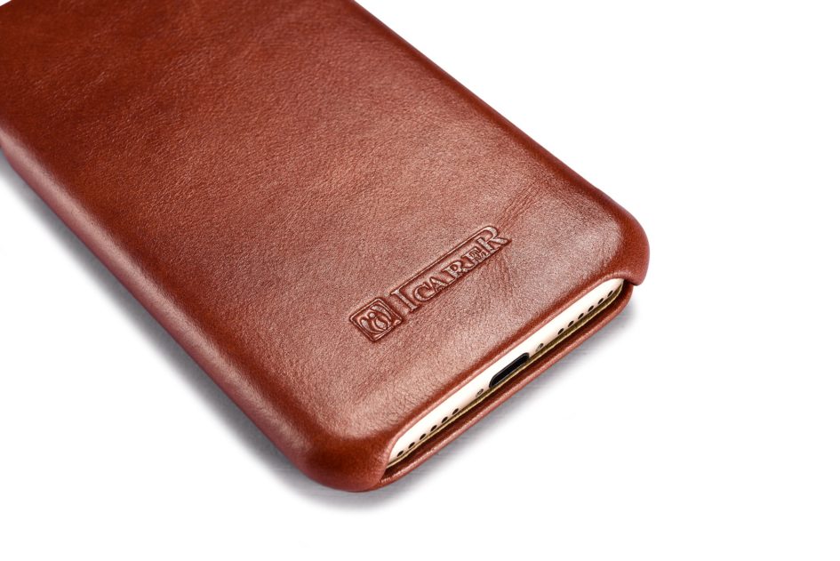 iPhone 7 Curved Edge Vintage Series Genuine Leather Case