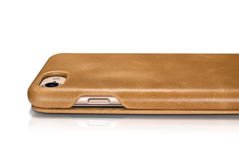 iPhone 7 Curved Edge Vintage Series Genuine Leather Case