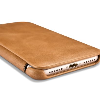 iPhone 7 Curved Edge Vintage Series Genuine Leather Case