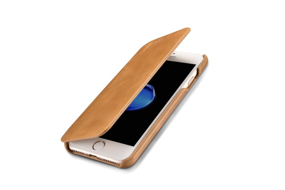 iPhone 7 Curved Edge Vintage Series Genuine Leather Case