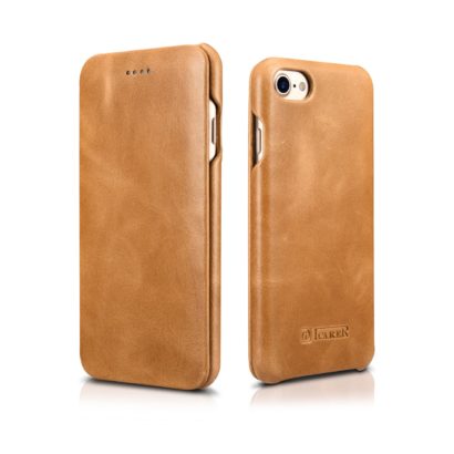 iPhone 7 Curved Edge Vintage Series Genuine Leather Case