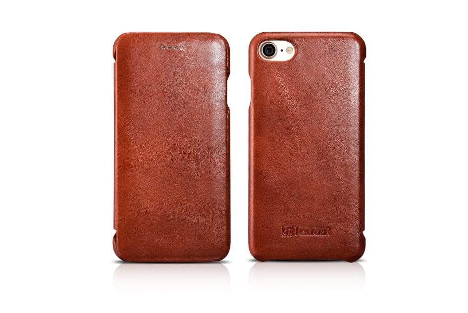 iPhone 7 Curved Edge Vintage Series Genuine Leather Case