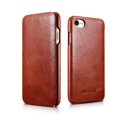 iPhone 7 Curved Edge Vintage Series Genuine Leather Case