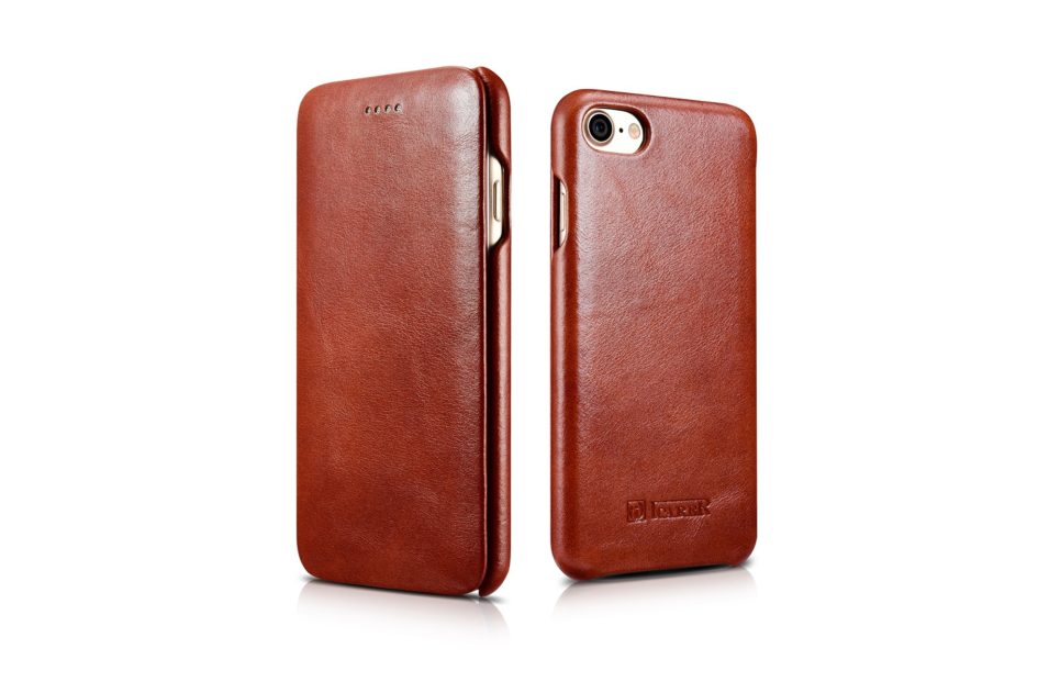 iPhone 7 Curved Edge Vintage Series Genuine Leather Case