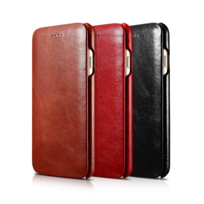 iPhone 7 Curved Edge Vintage Series Genuine Leather Case