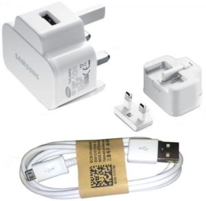 Package charger for samsung charger 5V 2 amp with USB