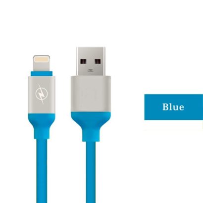 IPhone Cable 1 Meter High-quality USB cable fast charger soft TPE data sync USB charging cable for ios, for IPhone