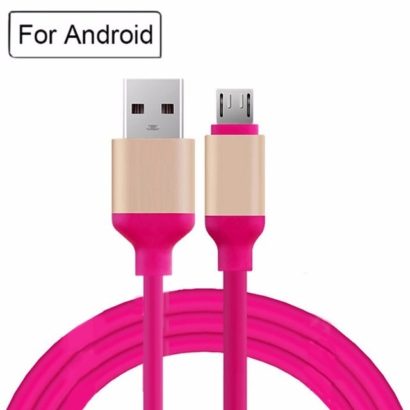 micro USB cable fast charger soft TPE data sync USB charging cable for android, for Samsung