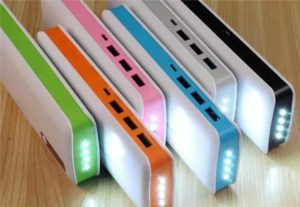 Power Bank High Capacity 20000mAh with 3 USB Ports And LED Light, Portable External Battery Charger