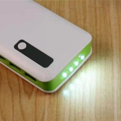 Power Bank High Capacity 20000mAh with 3 USB Ports And LED Light, Portable External Battery Charger