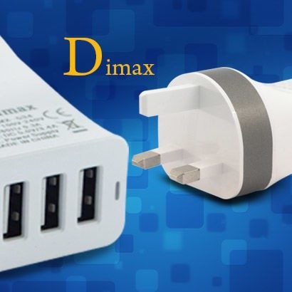 Dimax charger adapter 3 in 1 Compatible with all Smart iPhone, Tablets, iPad, Samsung, Apple