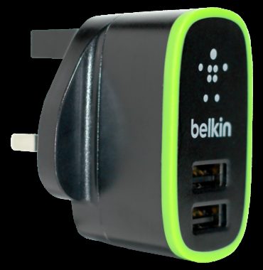 belkin 2 port home charger + USB cable high quality