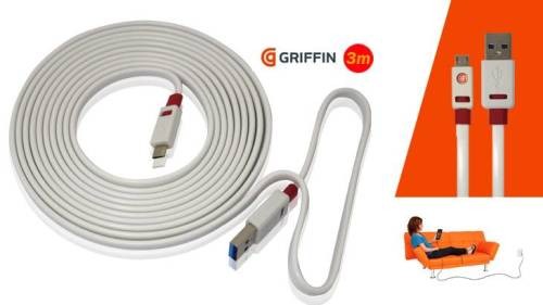Griffin usb cable 1m For samsung, Huawei , LG Android